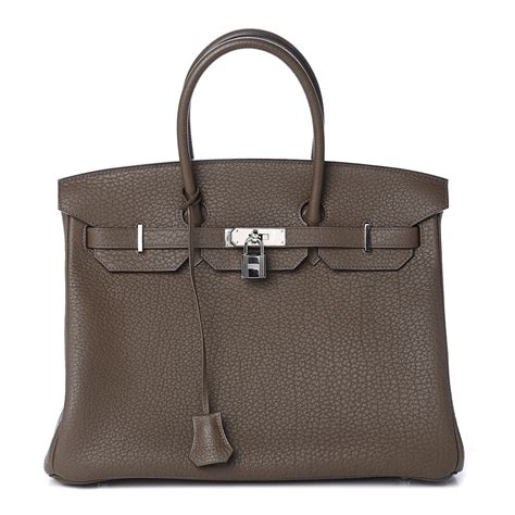 HERMES Fjord Birkin 35 Eucalyptus 551503 